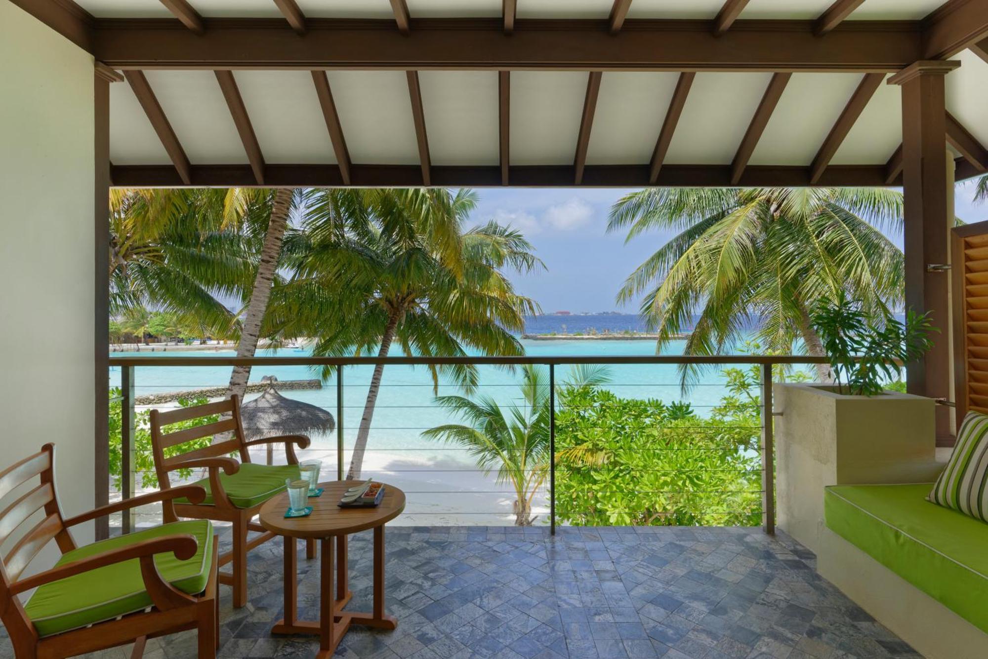 Kurumba Maldives Vihamanaafushi Exterior photo A view from a beach villa